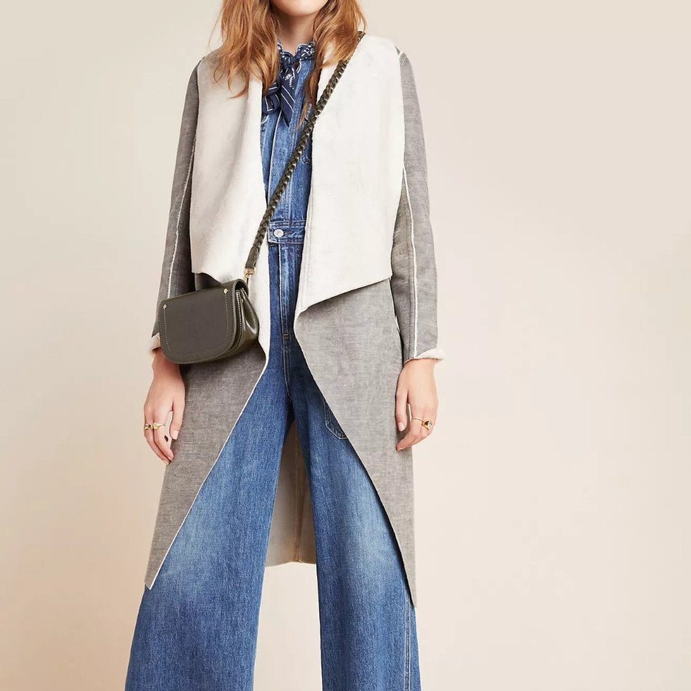 Camilla Sueded Sherpa Jacket Amadi NWOT